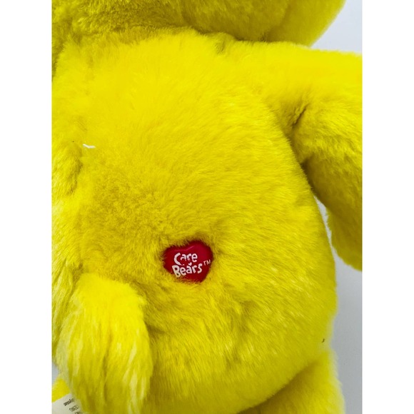 Yellow Care Bears Sun Chest Heart Feet Funshine Bear 2007 Classic Vintage - Picture 8 of 8